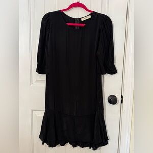 Aura Black Midi Dress